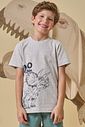 Camiseta em meia malha 94780 LucBoo Infantil Menino Camiseta em meia malha 94780 LucBoo Infantil Menino
