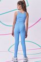Calça legging em malha poliamida UV50 96284 Vic Teen Menina