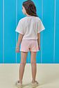 Conjunto de blusa em meia malha e shorts em moletom sem pelúcia 96576 Kukiê Infantil Menina Conjunto de blusa em meia malha e shorts em moletom sem pelúcia 96576 Kukiê Infantil Menina