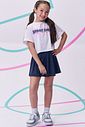 Saia em malha UV50 com shorts embutido 96268 Vic Teen Menina Saia em malha UV50 com shorts embutido 96268 Vic Teen Menina