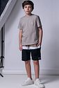 Camiseta em meia malha 96012 Johnny Fox Teen Menino Camiseta em meia malha 96012 Johnny Fox Teen Menino