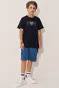 Bermuda em jeans squash com elastano 97818 Johnny Fox Teen Menino Bermuda em jeans squash com elastano 97818 Johnny Fox Teen Menino