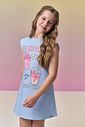 Vestido em molecotton 96993 Vic Teen Menina Vestido em molecotton 96993 Vic Teen Menina