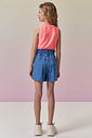 Shorts em jeans com elastano 94991 Vic Teen Menina