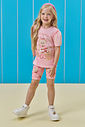 Conjunto de blusa em meia malha e bermuda biker em molecotton 95990 Kukiê Infantil Menina Conjunto de blusa em meia malha e bermuda biker em molecotton 95990 Kukiê Infantil Menina