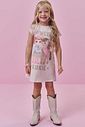Vestido em molecotton 99436 Kukiê Infantil Menina