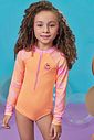 Maiô em malha com proteção UV50+ 99822 Kukiê Infantil Menina Maiô em malha com proteção UV50+ 99822 Kukiê Infantil Menina