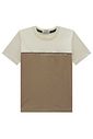 Camiseta em meia malha flamê 98757 LucBoo Infantil Menino Camiseta em meia malha flamê 98757 LucBoo Infantil Menino