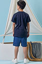 Bermuda em jeans guga com elastano 95409 LucBoo Infantil Menino