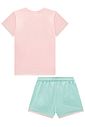 Conjunto de blusa em meia malha e shorts em ergonomic 96330 Infanti Infantil Menina Conjunto de blusa em meia malha e shorts em ergonomic 96330 Infanti Infantil Menina
