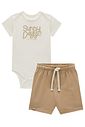 Conjunto de body em suedine e bermuda em linho santorine com elastano 95437 Johnny Fox Bebê Menino Conjunto de body em suedine e bermuda em linho santorine com elastano 95437 Johnny Fox Bebê Menino