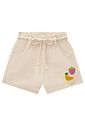 Shorts em sarja com elastano 94636 Infanti Infantil Menina