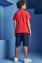 Conjunto de camisa polo em piquet com elastano e bermuda em sarja girassol com elastano 98821 Johnny Fox Teen Menino Conjunto de camisa polo em piquet com elastano e bermuda em sarja girassol com elastano 98821 Johnny Fox Teen Menino