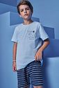 Camiseta em meia malha 98654 Johnny Fox Teen Menino Camiseta em meia malha 98654 Johnny Fox Teen Menino
