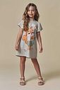 Vestido em malha power 93385 Infanti Infantil Menina Vestido em malha power 93385 Infanti Infantil Menina