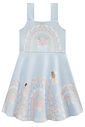 Vestido em fly tech 95861 Infanti Infantil Menina Vestido em fly tech 95861 Infanti Infantil Menina