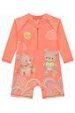 Macacão em malha UV dry com proteção UV 50+ 93213 Infanti Bebê Menina Macacão em malha UV dry com proteção UV 50+ 93213 Infanti Bebê Menina