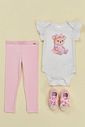 Calça legging em ribana 1x1 94703 Kukiê Bebê Menina Calça legging em ribana 1x1 94703 Kukiê Bebê Menina