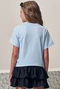 Camiseta over em meia malha 97971 Lilimoon Teen Menina Camiseta over em meia malha 97971 Lilimoon Teen Menina