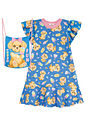Vestido em molecotton (acompanha mochila) 96694 Kukiê Infantil Menina Vestido em molecotton (acompanha mochila) 96694 Kukiê Infantil Menina