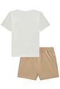 Conjunto de camiseta comfy em meia malha e shorts em sarja com elastano 96245 Lilimoon Teen Menina Conjunto de camiseta comfy em meia malha e shorts em sarja com elastano 96245 Lilimoon Teen Menina
