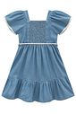 Vestido em jeans teca 98808 Infanti Infantil Menina Vestido em jeans teca 98808 Infanti Infantil Menina