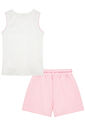 Conjunto de regata em canelado liz e shorts em moletom sem pelúcia 95086 Kukiê Infantil Menina Conjunto de regata em canelado liz e shorts em moletom sem pelúcia 95086 Kukiê Infantil Menina
