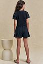 Conjunto de blusa em meia malha e shorts em laise capadocia 96295 Lilimoon Teen Menina Conjunto de blusa em meia malha e shorts em laise capadocia 96295 Lilimoon Teen Menina