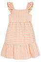 Vestido em tricoline listrado shine 93691 Kukiê Infantil Menina Vestido em tricoline listrado shine 93691 Kukiê Infantil Menina