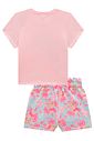 Conjunto de blusa em meia malha e shorts em molecotton 98354 Kukiê Infantil Menina Conjunto de blusa em meia malha e shorts em molecotton 98354 Kukiê Infantil Menina