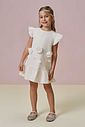 Vestido em sarja com elastano 97161 Infanti Infantil Menina Vestido em sarja com elastano 97161 Infanti Infantil Menina