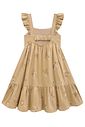 Vestido em blend de linho bordado 96427 Infanti Infantil Menina Vestido em blend de linho bordado 96427 Infanti Infantil Menina