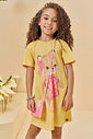 Vestido em meia malha. Acompanha bolsa 94786 Kukiê Infantil Menina Vestido em meia malha. Acompanha bolsa 94786 Kukiê Infantil Menina