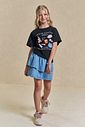 Camiseta comfy em meia malha 95059 Lilimoon Teen Menina Camiseta comfy em meia malha 95059 Lilimoon Teen Menina