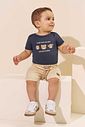 Body em suedine 95366 LucBoo Bebê Menino