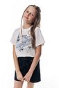 Shorts em jeans black com elastano 95609 Vic Teen Menina Shorts em jeans black com elastano 95609 Vic Teen Menina