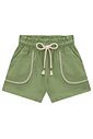 Shorts em linho com elastano 98123 Infanti Infantil Menina