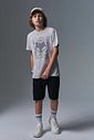 Conjunto de camiseta em meia malha e bermuda em molevisco com elastano 96866 Johnny Fox Teen Menino Conjunto de camiseta em meia malha e bermuda em molevisco com elastano 96866 Johnny Fox Teen Menino