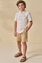 Bermuda em linho santorine com elastano 95667 LucBoo Infantil Menino Bermuda em linho santorine com elastano 95667 LucBoo Infantil Menino