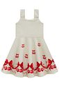 Vestido em fly tech 99138 Infanti Infantil Menina Vestido em fly tech 99138 Infanti Infantil Menina