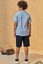 Camisa em verano chambray 96722 Johnny Fox Teen Menino Camisa em verano chambray 96722 Johnny Fox Teen Menino