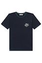 Camiseta em meia malha textura 98421 LucBoo Infantil Menino