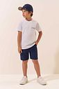 Conjunto de camiseta em meia malha e bermuda em nylon hidronatic supersoft premium 97255 LucBoo Infantil Menino Conjunto de camiseta em meia malha e bermuda em nylon hidronatic supersoft premium 97255 LucBoo Infantil Menino