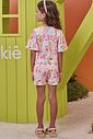 Conjunto de blusa e shorts em malha fresh 98017 Kukiê Infantil Menina Conjunto de blusa e shorts em malha fresh 98017 Kukiê Infantil Menina