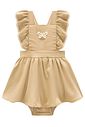 Vestbody em linho com elastano 96209 Infanti Bebê Menina Vestbody em linho com elastano 96209 Infanti Bebê Menina