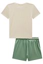 Conjunto de blusa em canelado luna de viscose e shorts em molevisco 96896 Vic Teen Menina Conjunto de blusa em canelado luna de viscose e shorts em molevisco 96896 Vic Teen Menina