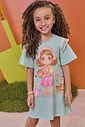 Vestido em meia malha 98546 Kukiê Infantil Menina