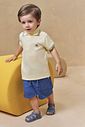 Camisa polo em piquet com elastano 94863 Johnny Fox Teen Menino