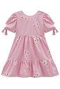 Vestido em tricoline bordado flores 98777 Infanti Infantil Menina Vestido em tricoline bordado flores 98777 Infanti Infantil Menina
