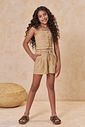 Conjunto de top e shorts em linho santorine 95200 Lilimoon Teen Menina Conjunto de top e shorts em linho santorine 95200 Lilimoon Teen Menina